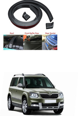 PECUNIA Plastic Car Bumper Guard(Black, Pack of 1, Skoda, Yeti)