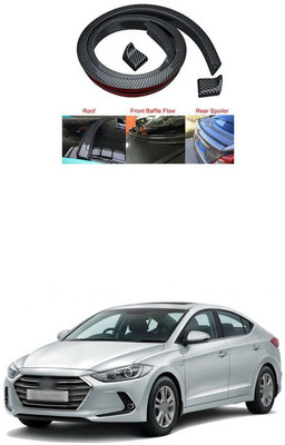 PECUNIA Plastic Car Bumper Guard(Black, Pack of 1, Hyundai, Elantra)