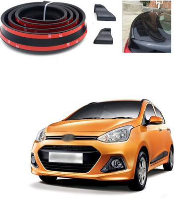 PECUNIA Plastic Car Bumper Guard(Black, Pack of 1, Hyundai, i10)
