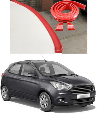 XZRTZ Plastic Car Bumper Guard(Red, Pack of 1, Ford, Figo)