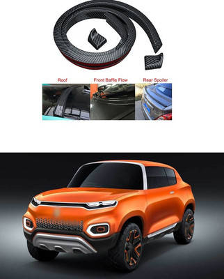 PECUNIA Plastic Car Bumper Guard(Black, Pack of 1, Maruti, Gypsy King)