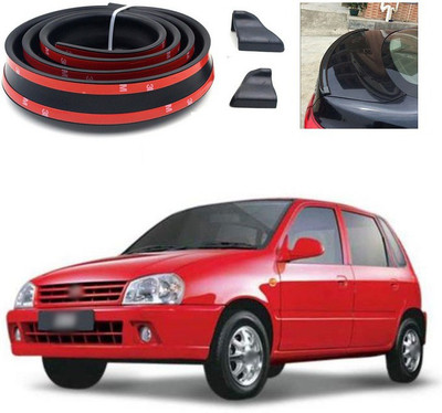 PECUNIA Plastic Car Bumper Guard(Black, Pack of 1, Maruti, Zen)