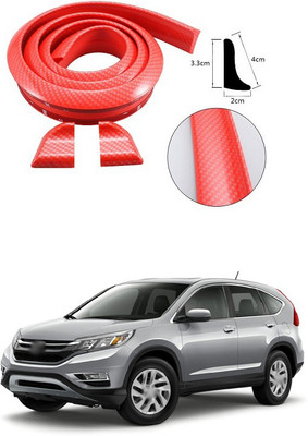 PECUNIA Plastic Car Bumper Guard(Red, Pack of 1, Honda, Civic)