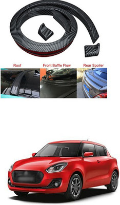 PECUNIA Plastic Car Bumper Guard(Black, Pack of 1, Maruti, Swift)