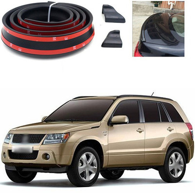 PECUNIA Plastic Car Bumper Guard(Black, Pack of 1, Maruti, S-Cross)