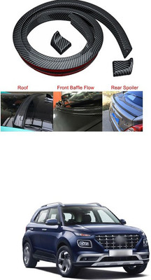 PECUNIA Plastic Car Bumper Guard(Black, Pack of 1, Hyundai, Tucson)