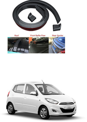 PROEDITION Plastic Car Bumper Guard(Black, Pack of 1, Hyundai, i10)