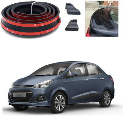PECUNIA Plastic Car Bumper Guard(Black, Pack of 1, Hyundai, Xcent)