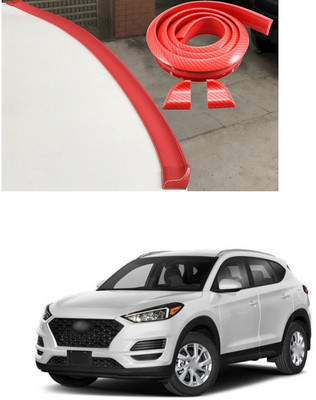 XZRTZ Plastic Car Bumper Guard(Red, Pack of 1, Hyundai, Tucson)