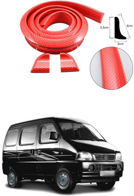 PECUNIA Plastic Car Bumper Guard(Red, Pack of 1, Maruti, Versa)