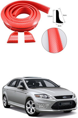 PECUNIA Plastic Car Bumper Guard(Red, Pack of 1, Ford, Mondeo)