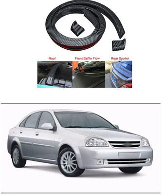 PECUNIA Plastic Car Bumper Guard(Black, Pack of 1, Chevrolet, Optra)