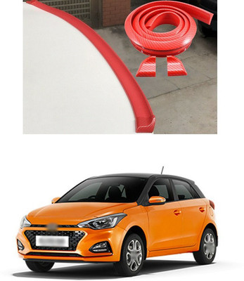 XZRTZ Plastic Car Bumper Guard(Red, Pack of 1, Hyundai, Elite i20)