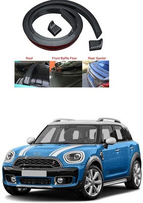 PECUNIA Plastic Car Bumper Guard(Black, Pack of 1, Mini, Countryman)