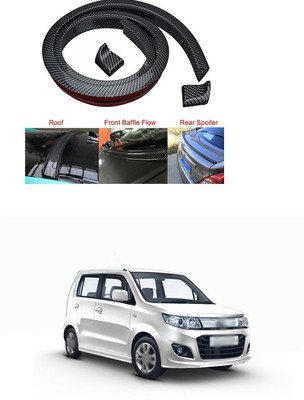 PECUNIA Plastic Car Bumper Guard(Black, Pack of 1, Maruti, WagonR)