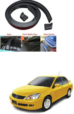 PECUNIA Plastic Car Bumper Guard(Black, Pack of 1, Mitsubishi, Lancer)