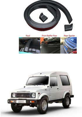 PECUNIA Plastic Car Bumper Guard(Black, Pack of 1, Maruti, Gypsy)