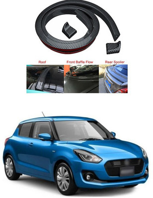 PECUNIA Plastic Car Bumper Guard(Black, Pack of 1, Maruti, Swift)