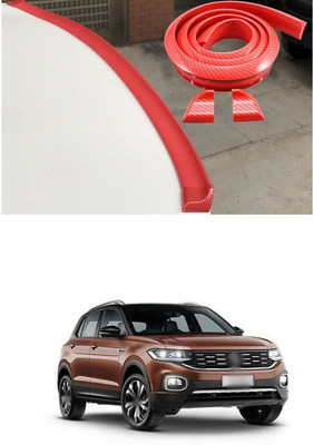 XZRTZ Plastic Car Bumper Guard(Red, Pack of 1, Volkswagen, Beetle)