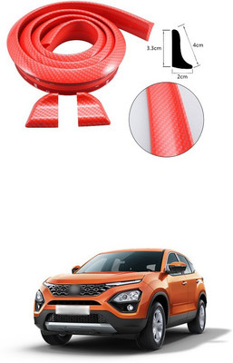 PECUNIA Plastic Car Bumper Guard(Red, Pack of 1, Tata, Aria)