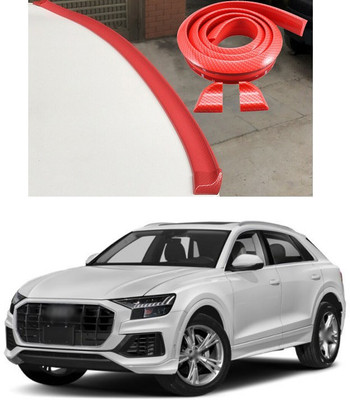 XZRTZ Plastic Car Bumper Guard(Red, Pack of 1, Audi, A6)
