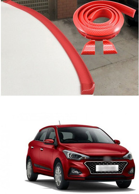 XZRTZ Plastic Car Bumper Guard(Red, Pack of 1, Hyundai, Elite i20)