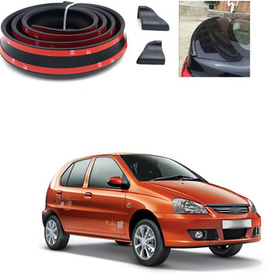 PECUNIA Plastic Car Bumper Guard(Black, Pack of 1, Tata, Aria)