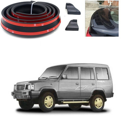 PECUNIA Plastic Car Bumper Guard(Black, Pack of 1, Tata, Spacio)