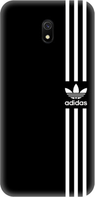 Smutty Back Cover for Mi Redmi 8A, MZB8458IN - Adidas Logo Print(Black, White, Hard Case, Pack of: 1)