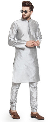 SAIFOO Men Kurta Pyjama Set