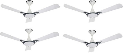 Crompton Avancer Prime Rio Black Pack of 4 1200 mm 3 Blade Ceiling Fan(Rio Black, Pack of 4)