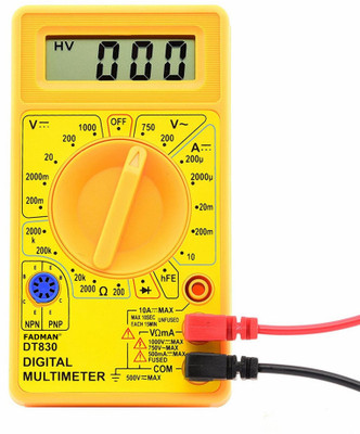 FADMAN ac/dc current resistance Digital Multimeter(2000 Counts)