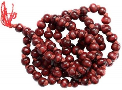 Saptraag 3 pc Lal Chandan Mala Red Sandalwood Mala 108+1 Beads Jap Mala Wood Chain