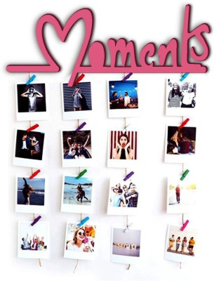 VAH Wood Wall Photo Frame(Multicolor, 16 Photo(s), All type of Photos)