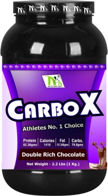 NUTRO SPORTS NUTRITION CARBO X Weight Gainers/Mass Gainers(1 kg, DOUBLE RICH CHOCOLATE)