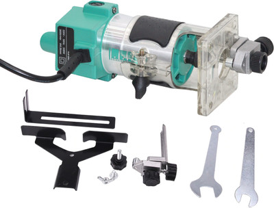 Digital Craft Electric Hand Trimmer 6.35mm 3000RPM Wood Laminate Palms Router Joiners Router for Woodworking Power Tools Kit Rotary Tool(6.35 mm)