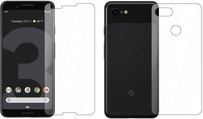 ELEF Front and Back Tempered Glass for Google pixel 3(Pack of 2)