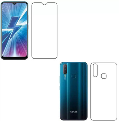 ELEF Front and Back Tempered Glass for Vivo Y17(Pack of 2)