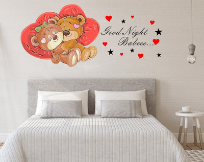 Littlebuds 100 cm Goodnight Wallsticker Removable Sticker(Pack of 1)