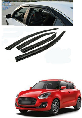 XZRTZ Tape on Matte Black Window Visor(Black Set of 4)