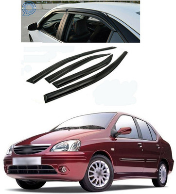 XZRTZ Tape on Matte Black Window Visor(Black Set of 4)