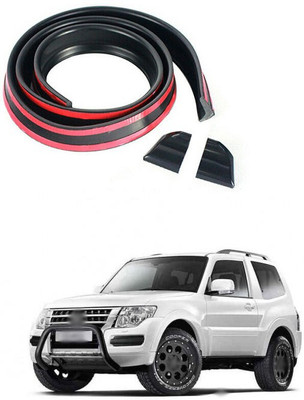XZRTZ Plastic Car Bumper Guard(Black, Pack of 1, Mitsubishi, Pajero)