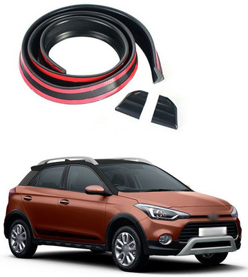 XZRTZ Plastic Car Bumper Guard(Black, Pack of 1, Hyundai, Elite i20)