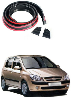 XZRTZ Plastic Car Bumper Guard(Black, Pack of 1, Hyundai, Getz)