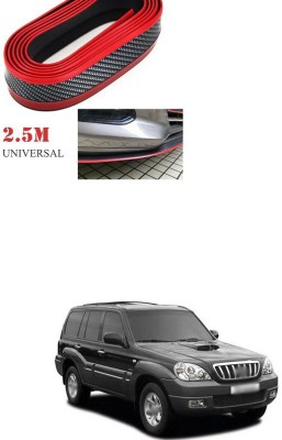 XZRTZ Plastic Car Bumper Guard(Black, Red, Pack of 1, Hyundai, Terracan)