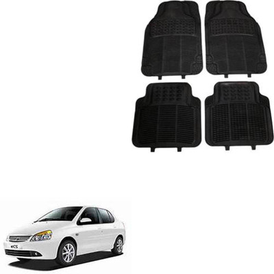 RONISH Rubber Standard Mat For  Tata Indigo eCS(Black)