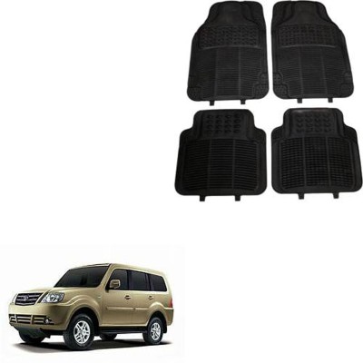 RONISH Rubber Standard Mat For  Tata Sumo Grande(Black)