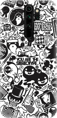 Smutty Back Cover for Mi Redmi Note 8 Pro, M1906G7I, M1906G7G - Doodle Print(Multicolor, Hard Case, Pack of: 1)