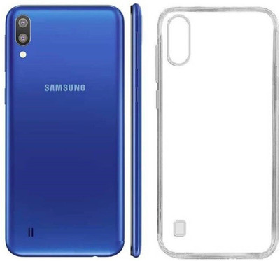 Case Creation Back Cover for Samsung Galaxy A10 Soft Phone Case Slim Cover with flexible TPU Technology(Transparent, Camera Bump Protector, Silicon)