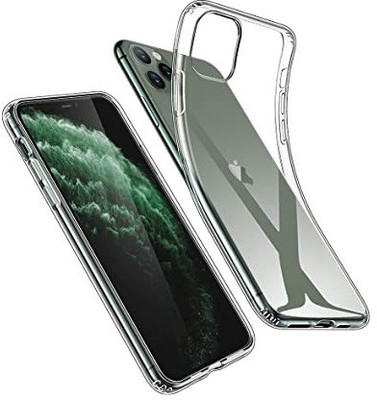 Case Creation Back Cover for Apple iPhone 11 Pro Max Soft Phone Case Slim Cover with flexible TPU Technology(Transparent, Camera Bump Protector, Silicon)